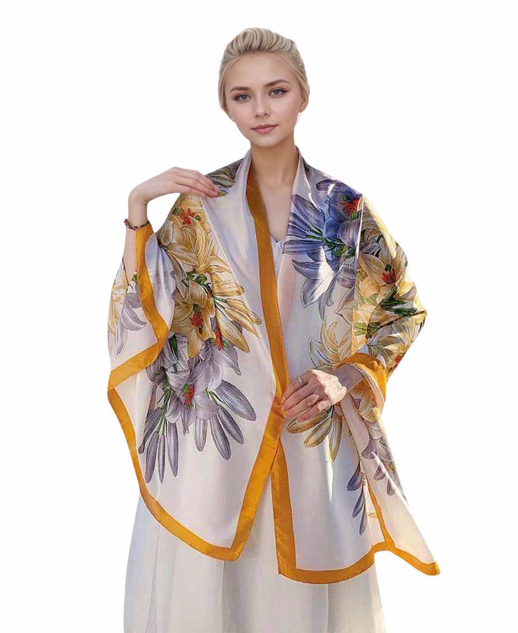 xyueanlo SR-025 Satin Royale Scarf - View 1